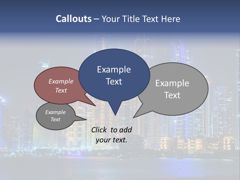 Scene Twilight Tourism PowerPoint Template