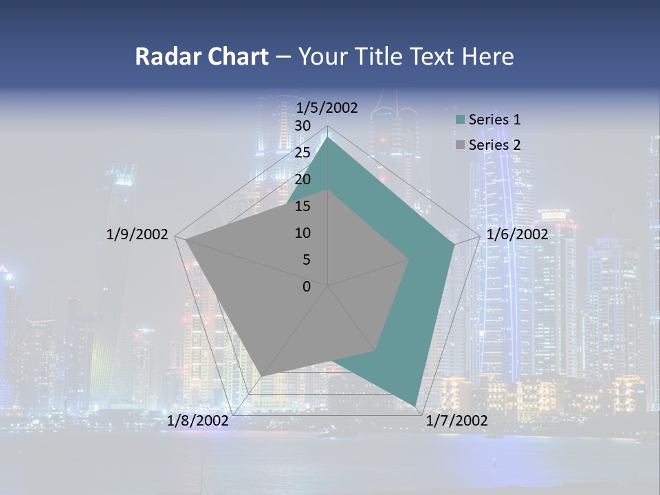 Scene Twilight Tourism PowerPoint Template