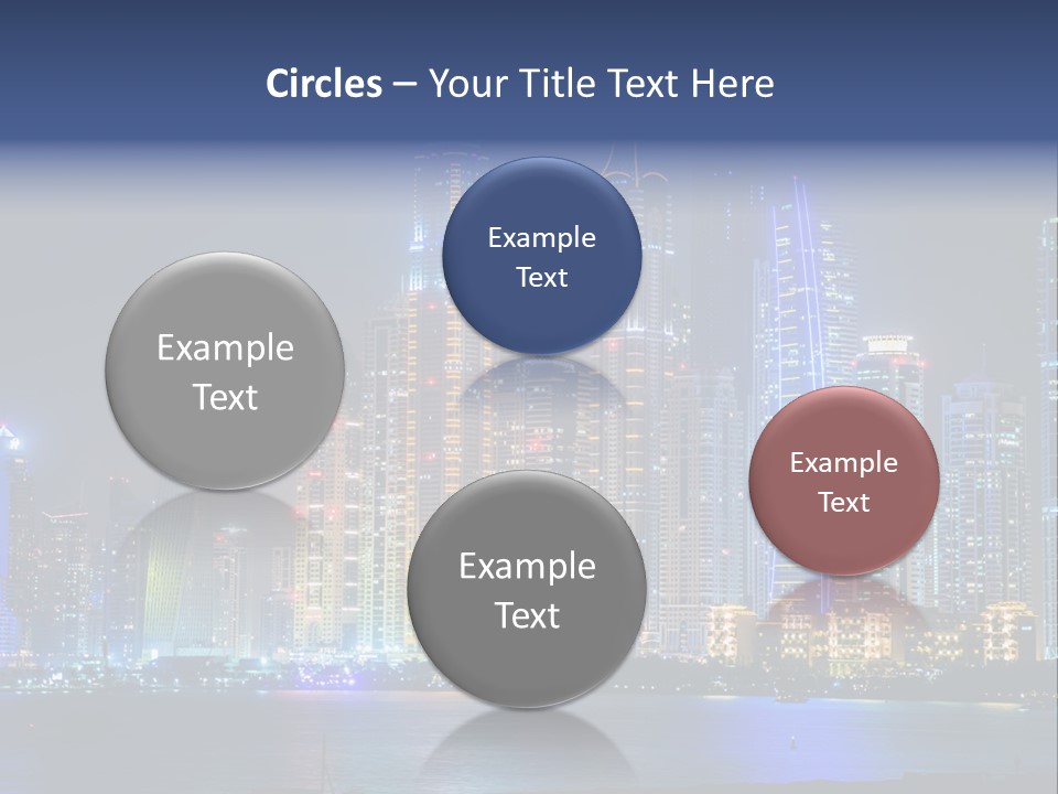 Scene Twilight Tourism PowerPoint Template