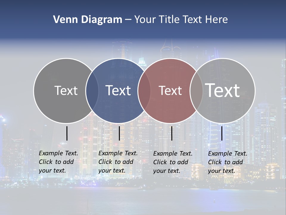 Scene Twilight Tourism PowerPoint Template
