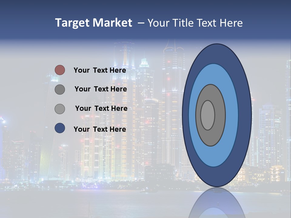 Scene Twilight Tourism PowerPoint Template