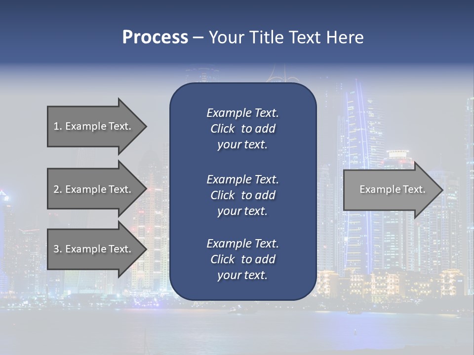 Scene Twilight Tourism PowerPoint Template