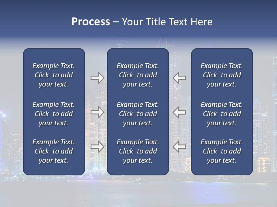 Scene Twilight Tourism PowerPoint Template