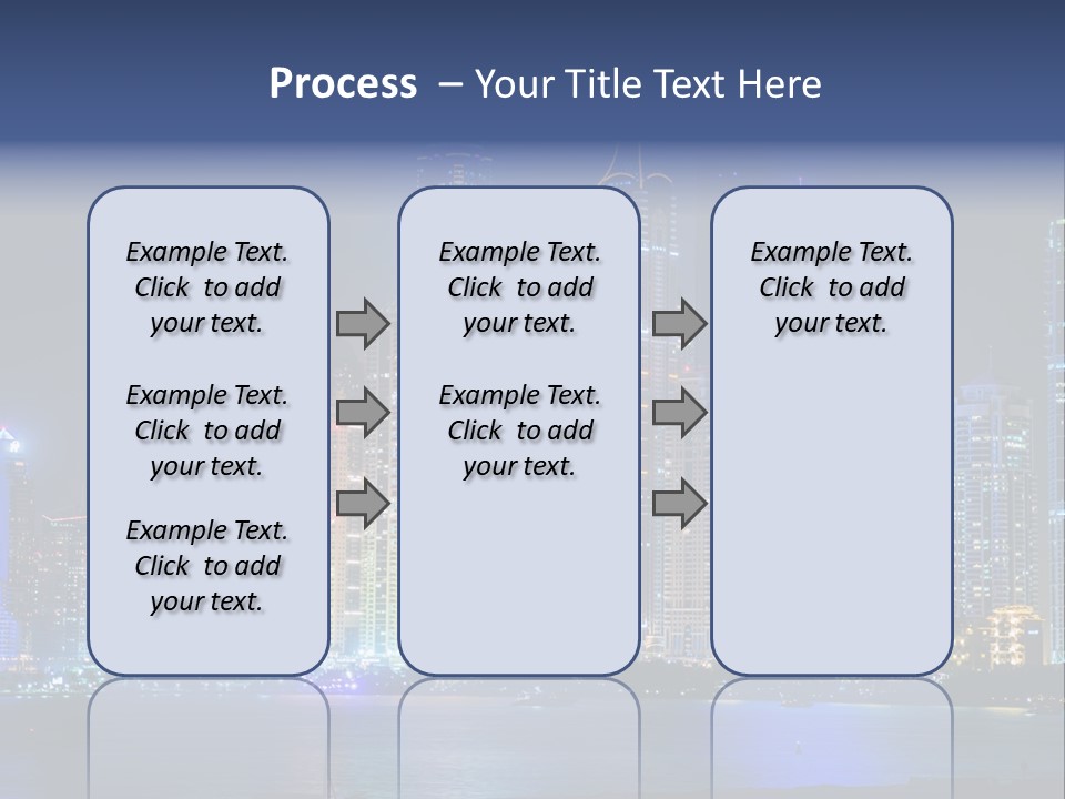 Scene Twilight Tourism PowerPoint Template