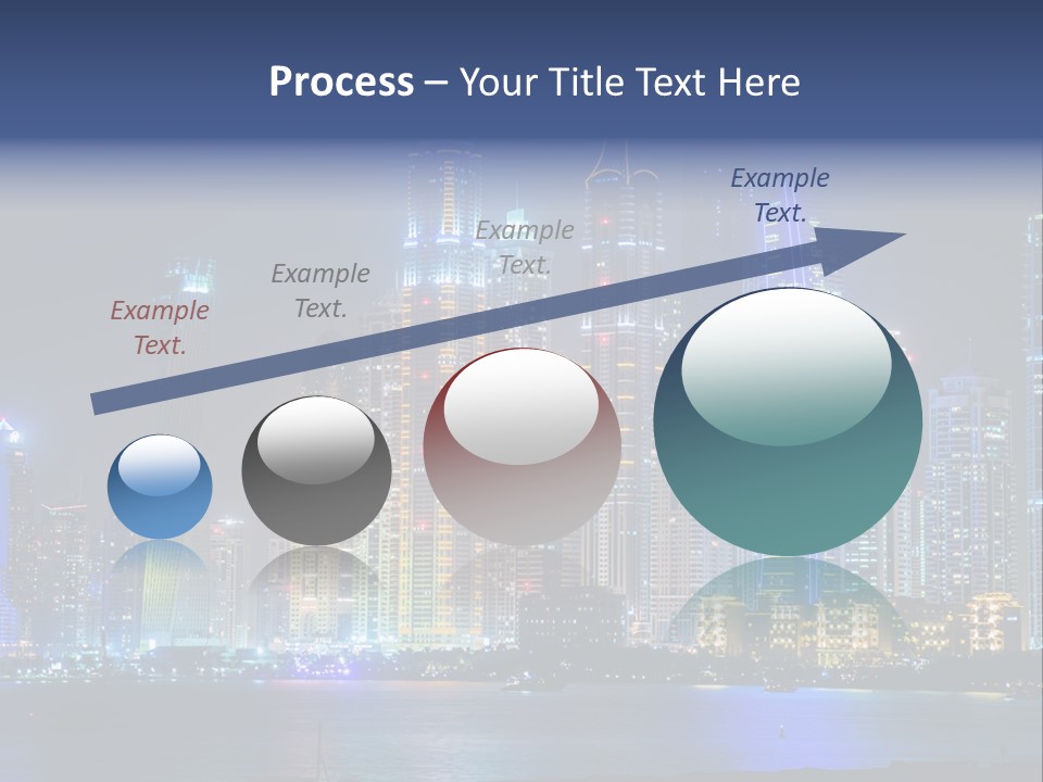 Scene Twilight Tourism PowerPoint Template