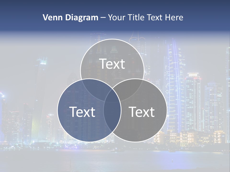 Scene Twilight Tourism PowerPoint Template