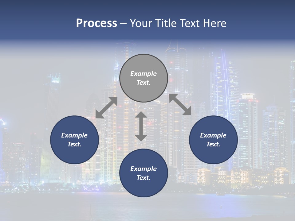 Scene Twilight Tourism PowerPoint Template