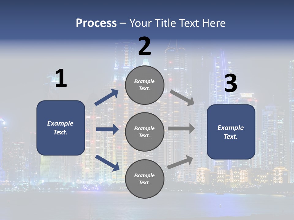 Scene Twilight Tourism PowerPoint Template