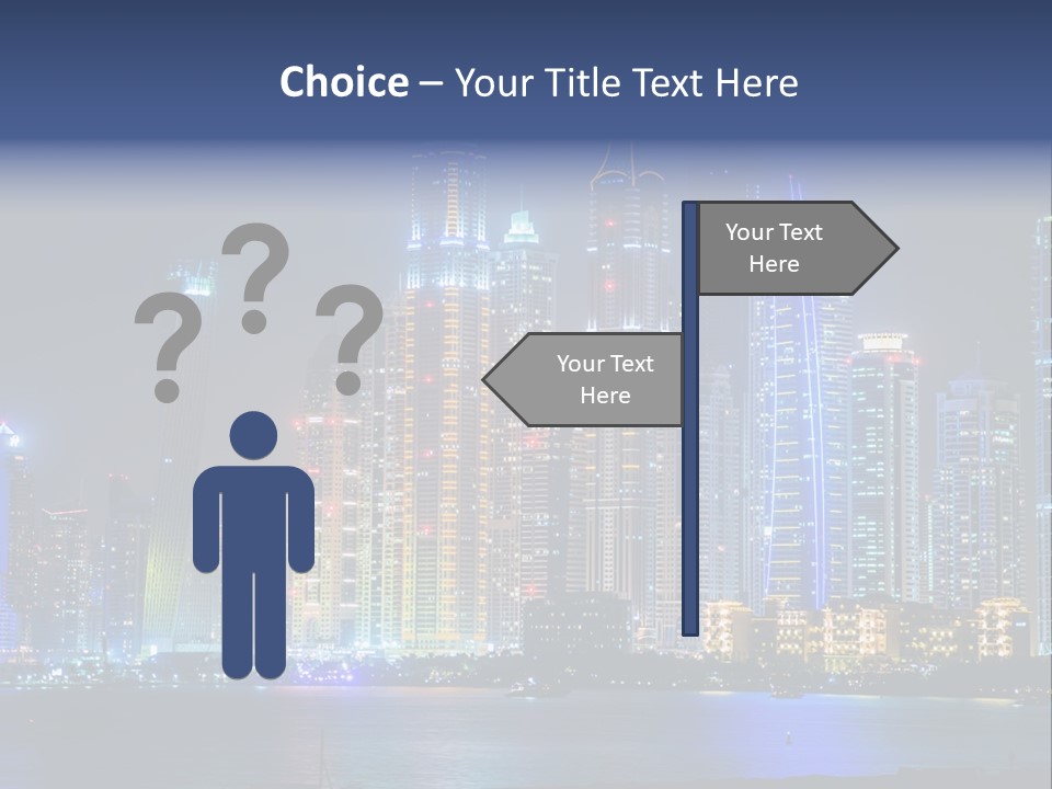 Scene Twilight Tourism PowerPoint Template