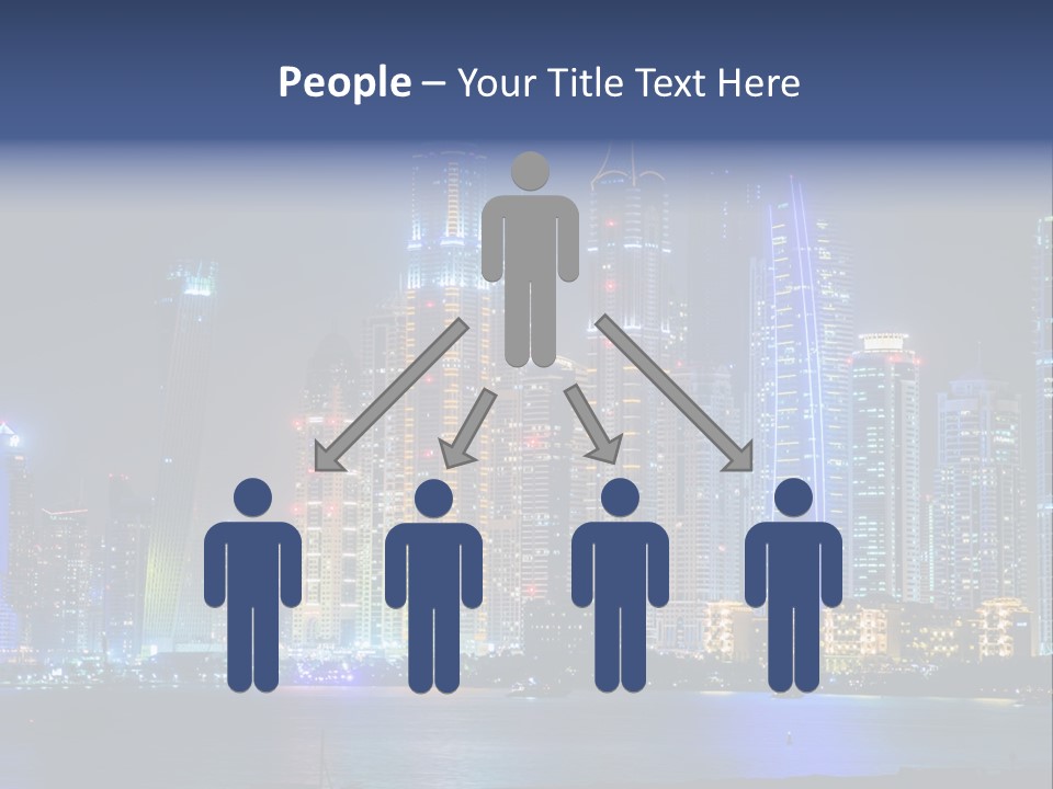 Scene Twilight Tourism PowerPoint Template