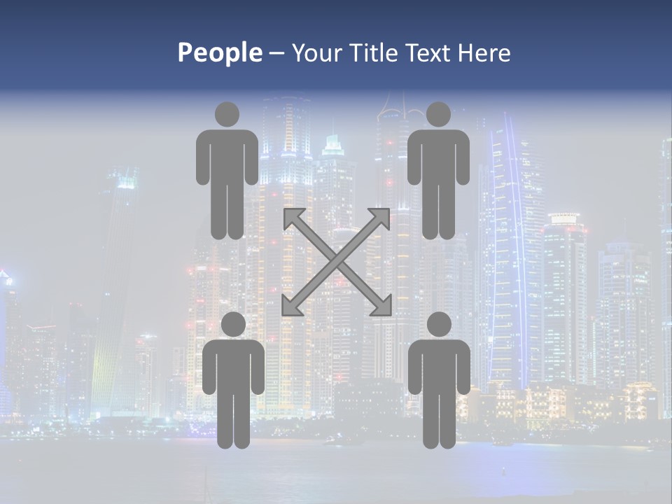 Scene Twilight Tourism PowerPoint Template