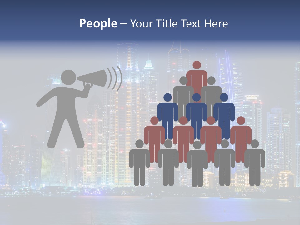 Scene Twilight Tourism PowerPoint Template