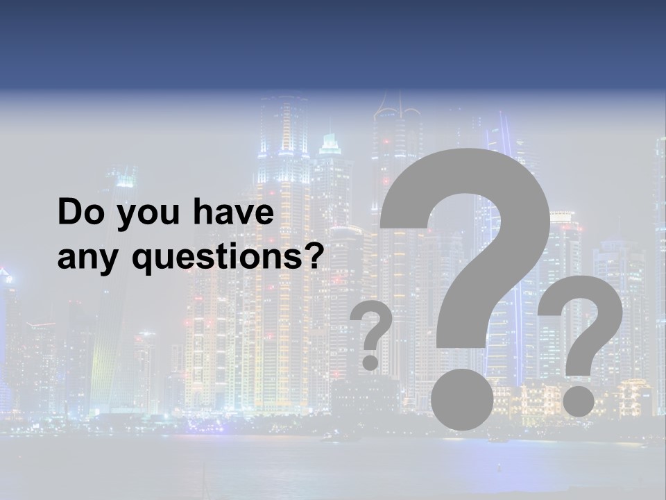 Scene Twilight Tourism PowerPoint Template