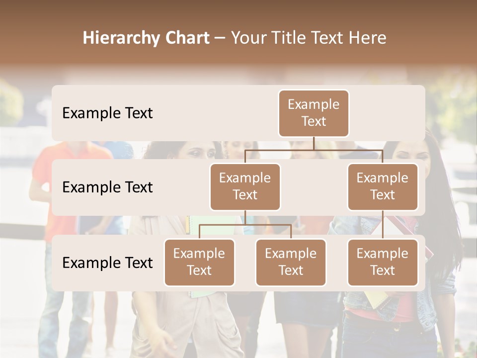 Grass Exam Girl PowerPoint Template