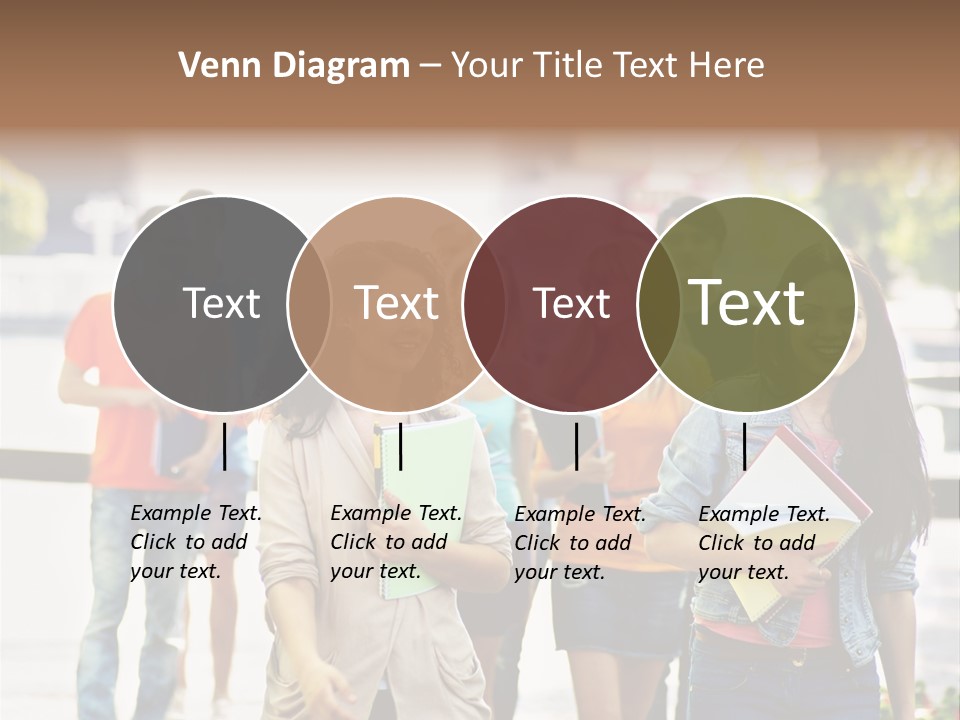 Grass Exam Girl PowerPoint Template