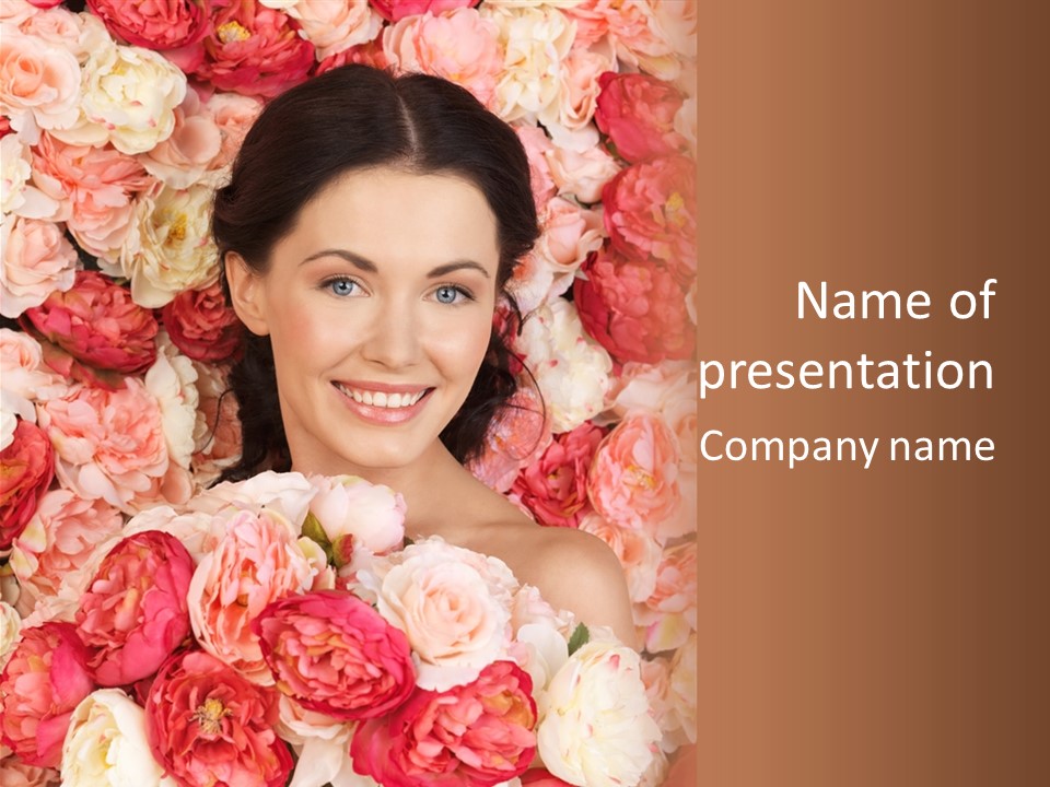 Blooming Fresh Beauty PowerPoint Template