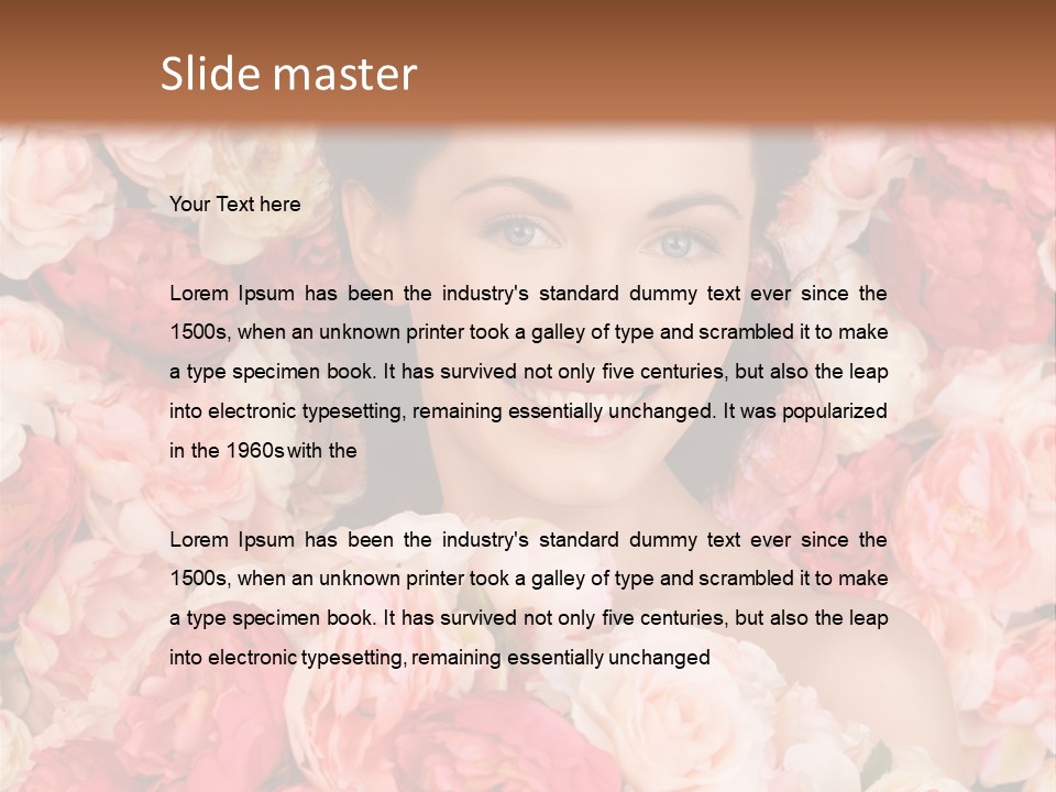 Blooming Fresh Beauty PowerPoint Template