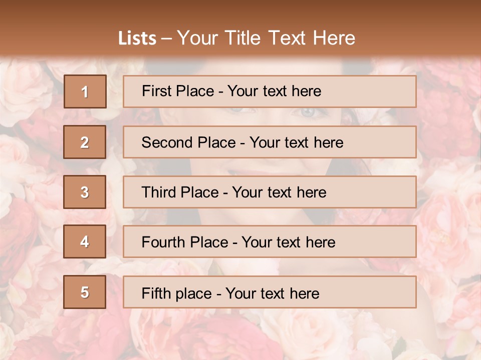 Blooming Fresh Beauty PowerPoint Template