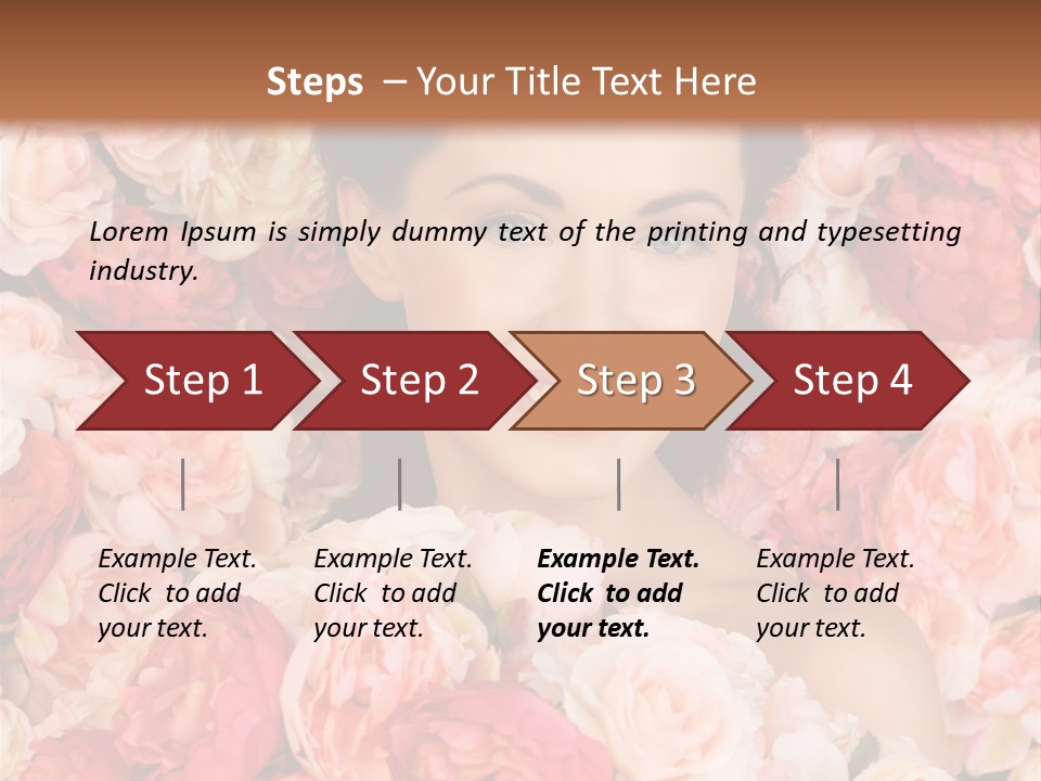 Blooming Fresh Beauty PowerPoint Template