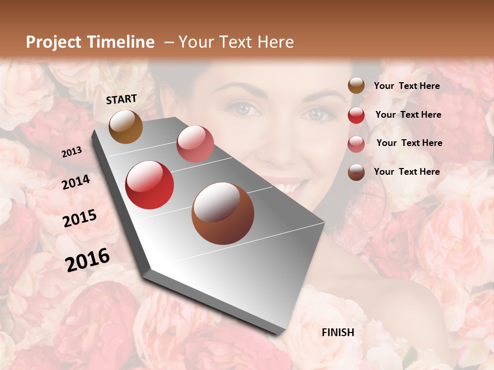 Blooming Fresh Beauty PowerPoint Template