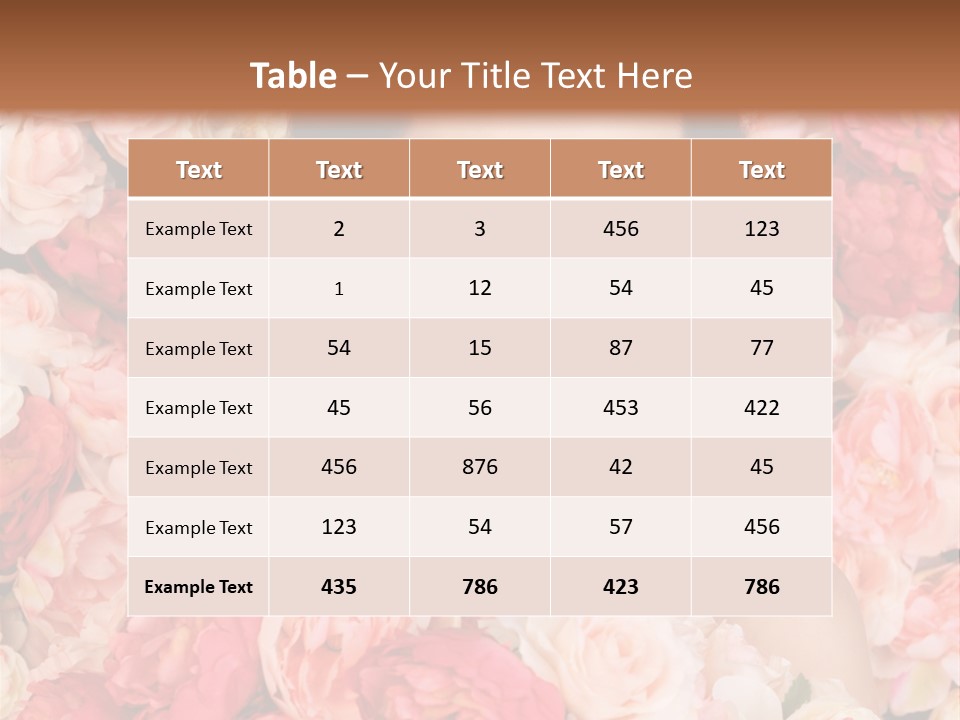 Blooming Fresh Beauty PowerPoint Template
