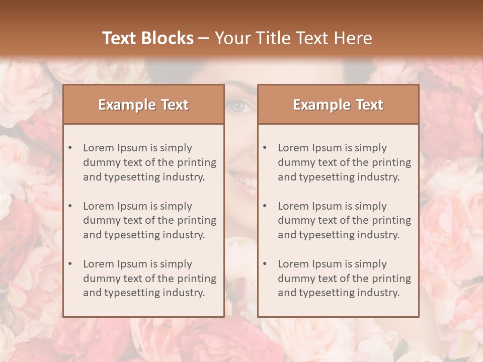 Blooming Fresh Beauty PowerPoint Template