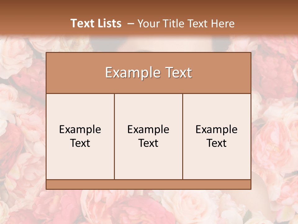 Blooming Fresh Beauty PowerPoint Template