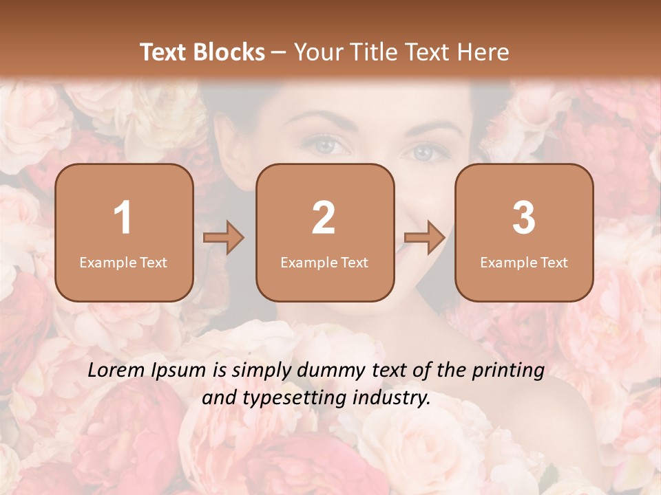 Blooming Fresh Beauty PowerPoint Template