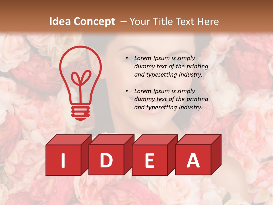 Blooming Fresh Beauty PowerPoint Template