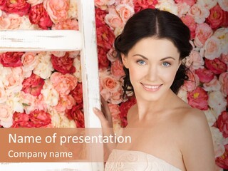 Rosy Young Beautiful PowerPoint Template