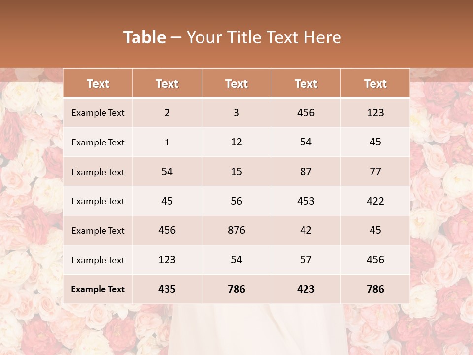 Natural Romantic Fresh PowerPoint Template