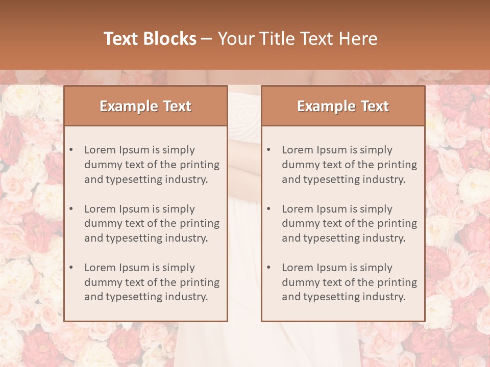 Natural Romantic Fresh PowerPoint Template