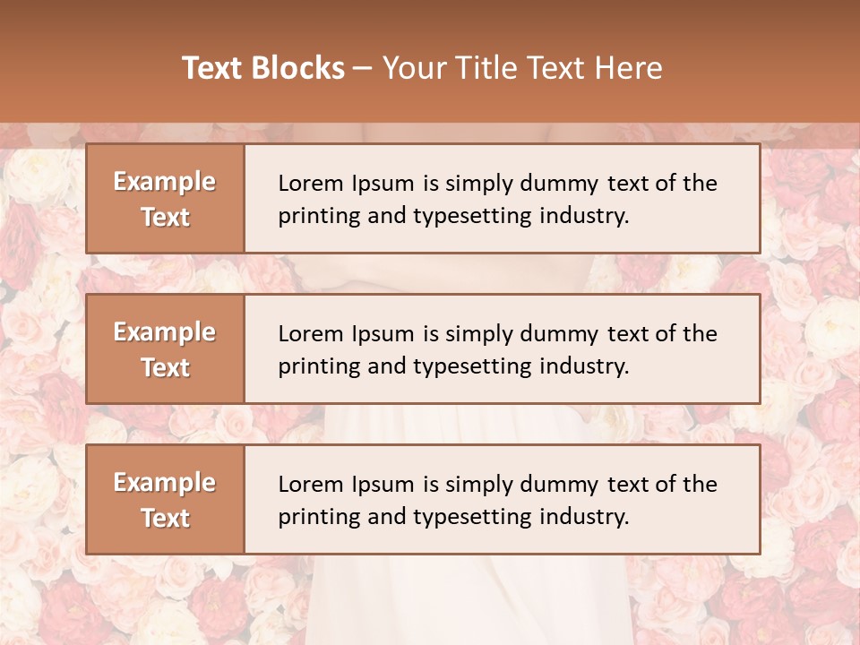 Natural Romantic Fresh PowerPoint Template