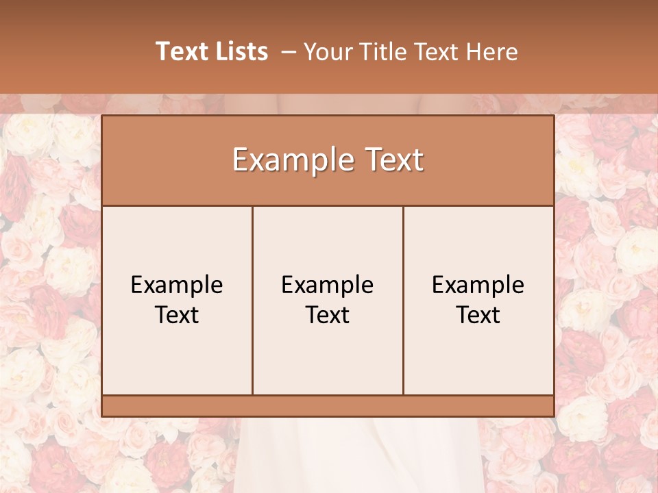 Natural Romantic Fresh PowerPoint Template