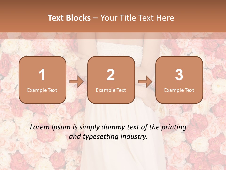 Natural Romantic Fresh PowerPoint Template