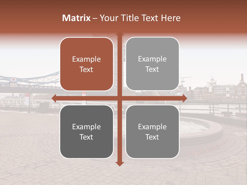 Dock Girl River PowerPoint Template