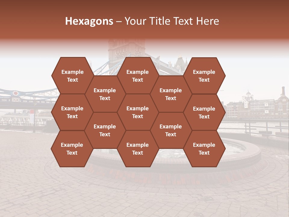 Dock Girl River PowerPoint Template