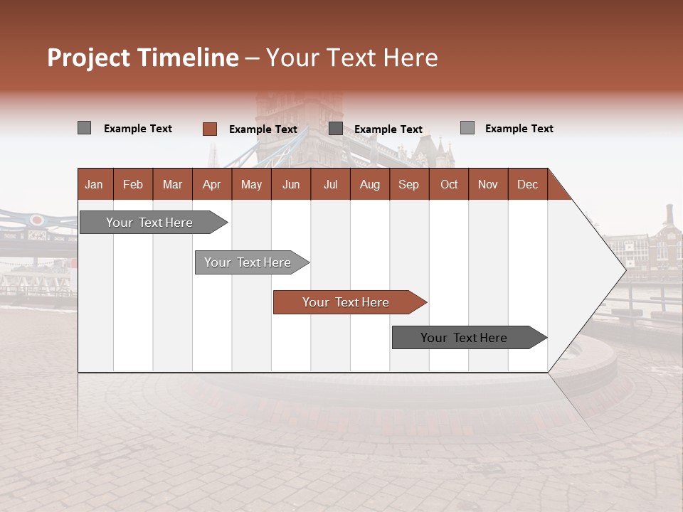 Dock Girl River PowerPoint Template