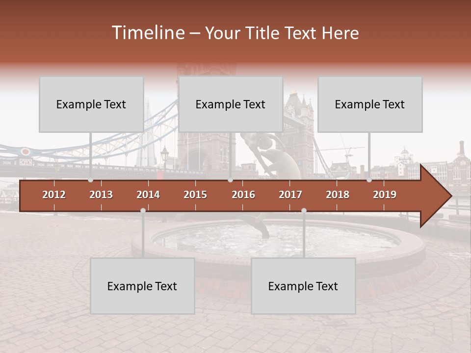 Dock Girl River PowerPoint Template