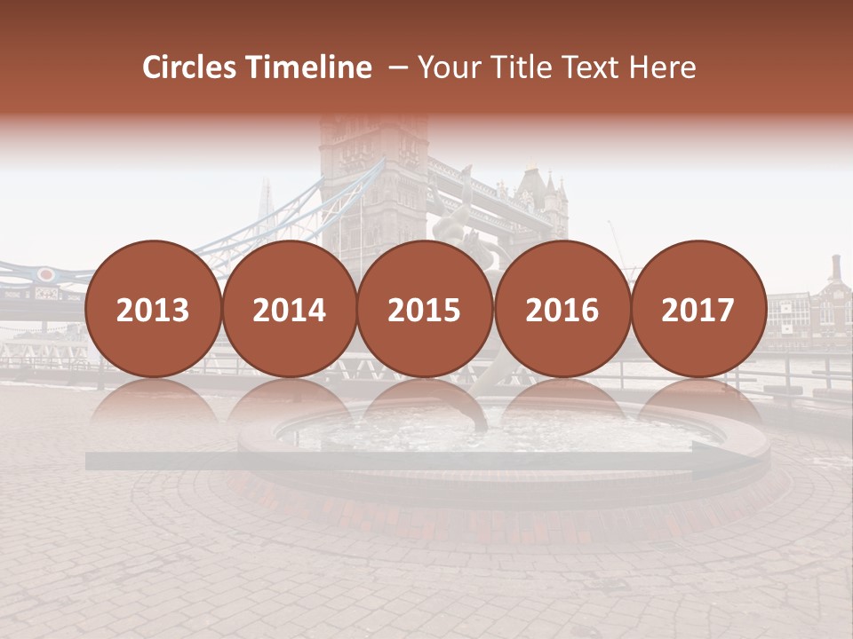 Dock Girl River PowerPoint Template