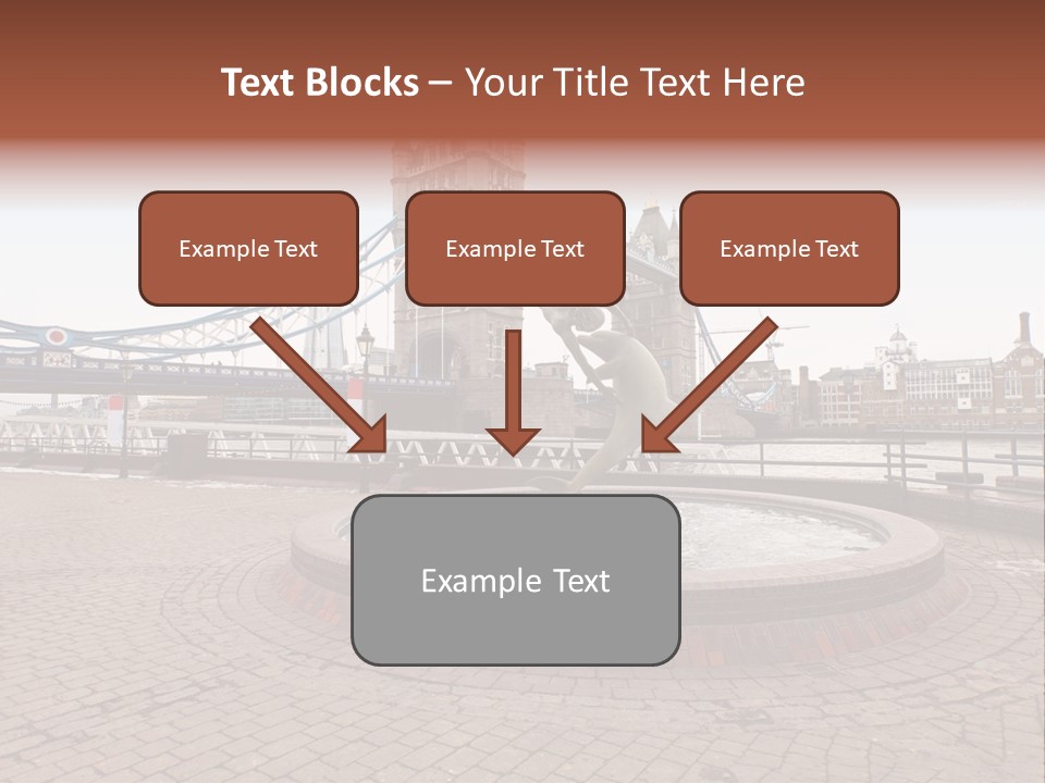 Dock Girl River PowerPoint Template