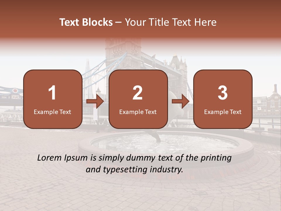 Dock Girl River PowerPoint Template