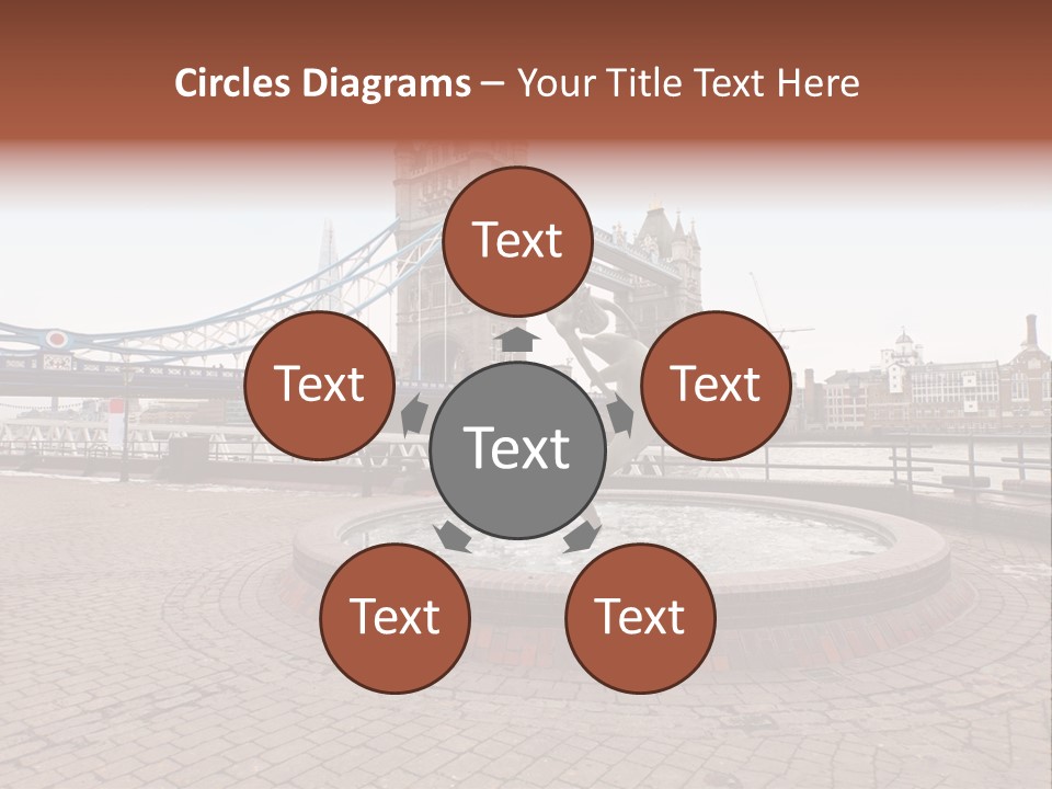 Dock Girl River PowerPoint Template