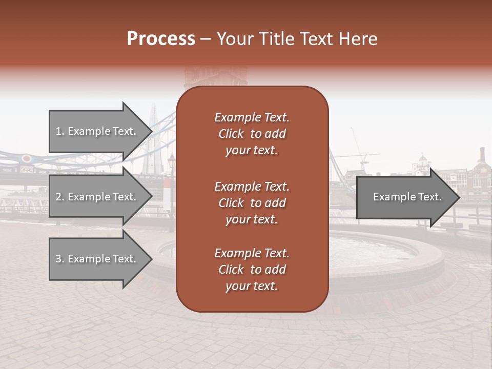 Dock Girl River PowerPoint Template