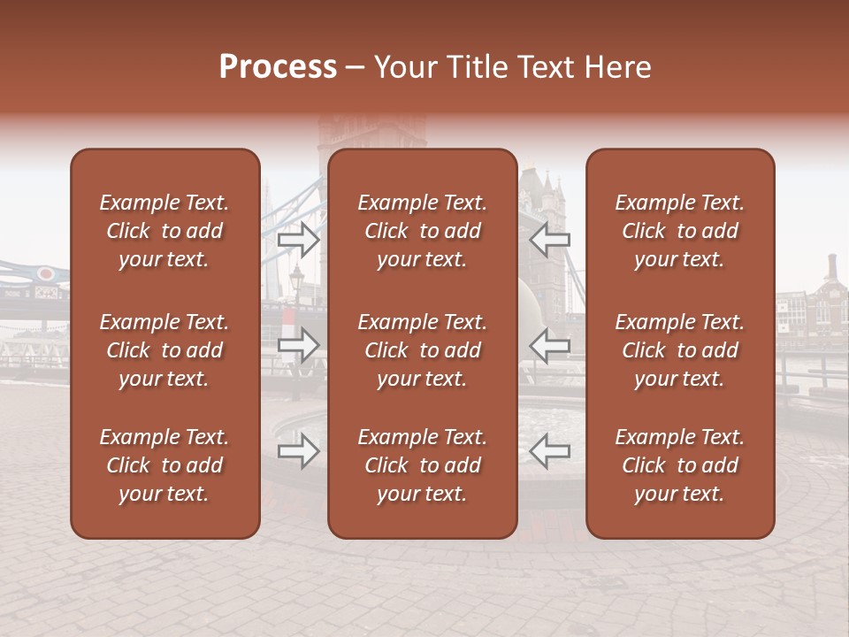 Dock Girl River PowerPoint Template