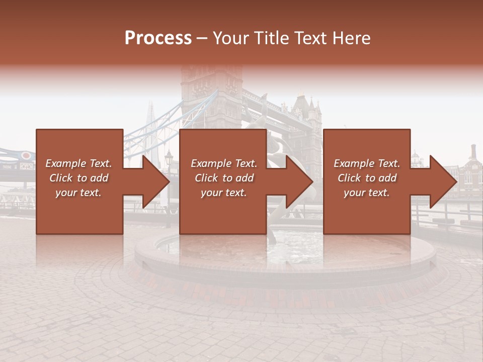 Dock Girl River PowerPoint Template