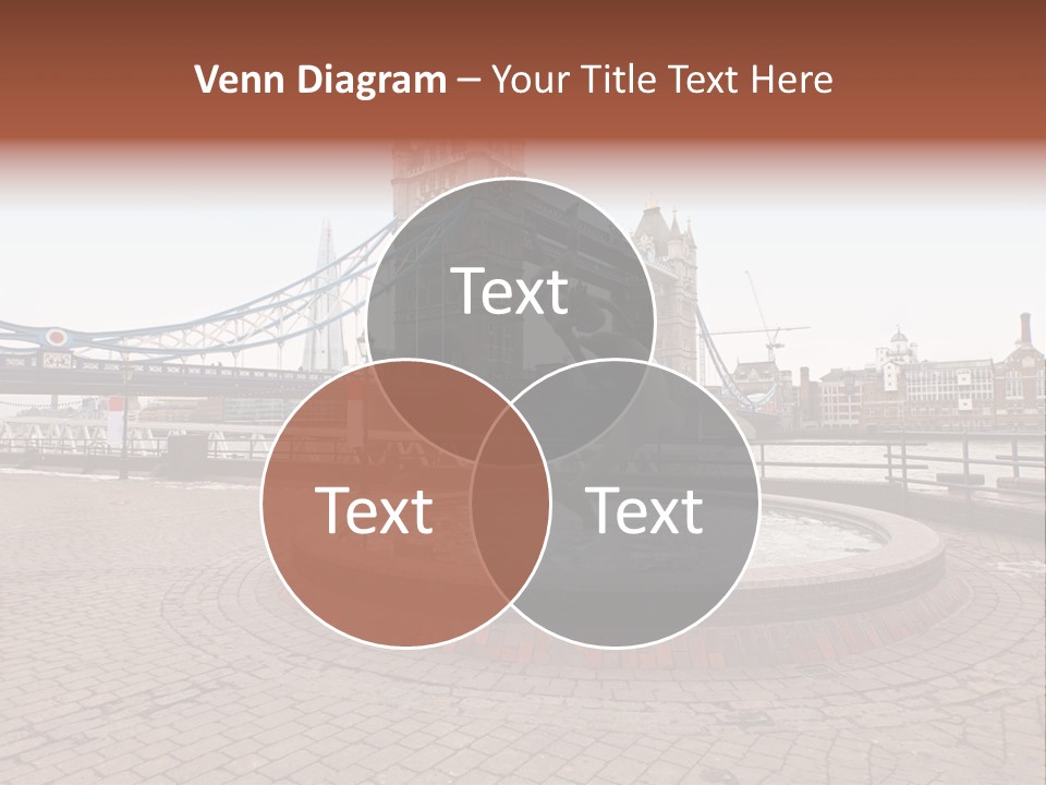 Dock Girl River PowerPoint Template