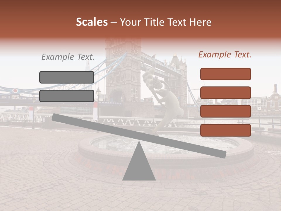 Dock Girl River PowerPoint Template