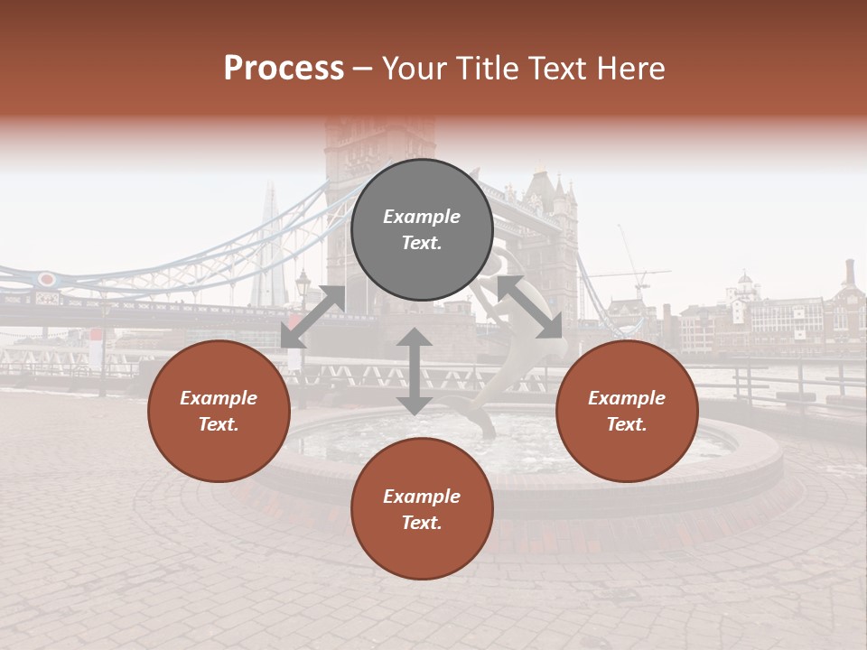 Dock Girl River PowerPoint Template