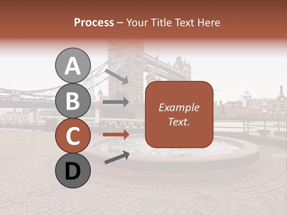 Dock Girl River PowerPoint Template